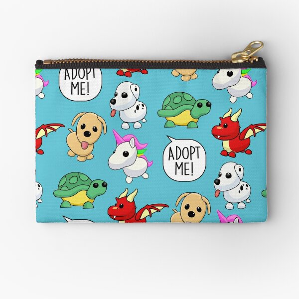 Adopt Me Roblox Zipper Pouches Redbubble - gamergirl roblox adopt me by dreamcraft
