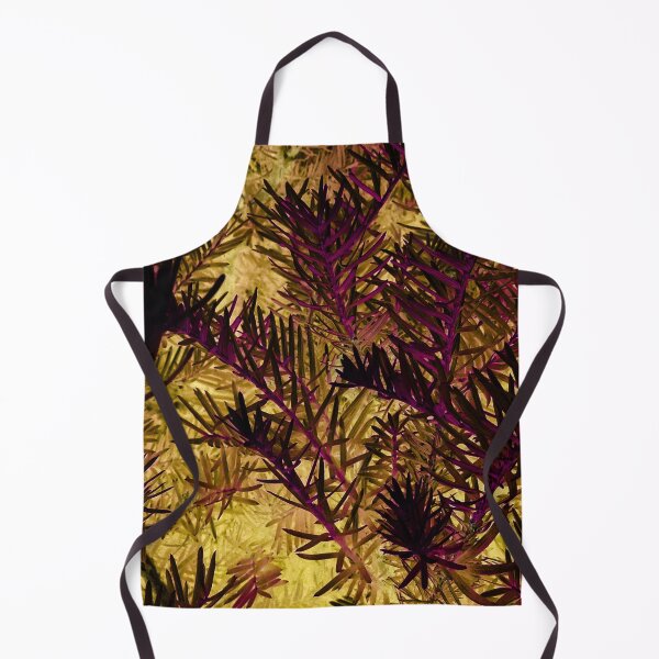 Item preview, Brown Yellow Inverted Pine Pattern designed and sold by wildjellybeans.