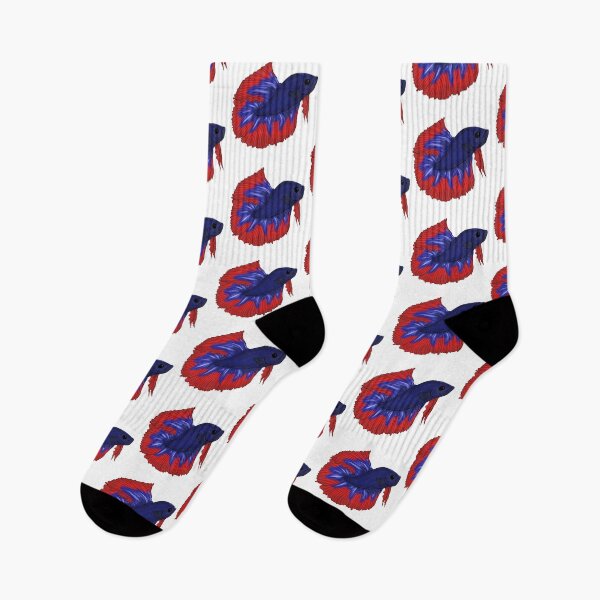 Item preview, Betta fish - Red and blue designed and sold by -abigaeljean-.