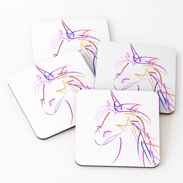 Item preview, Rainbow Unicorn Design by Cat Doss designed and sold by Cat Doss.
