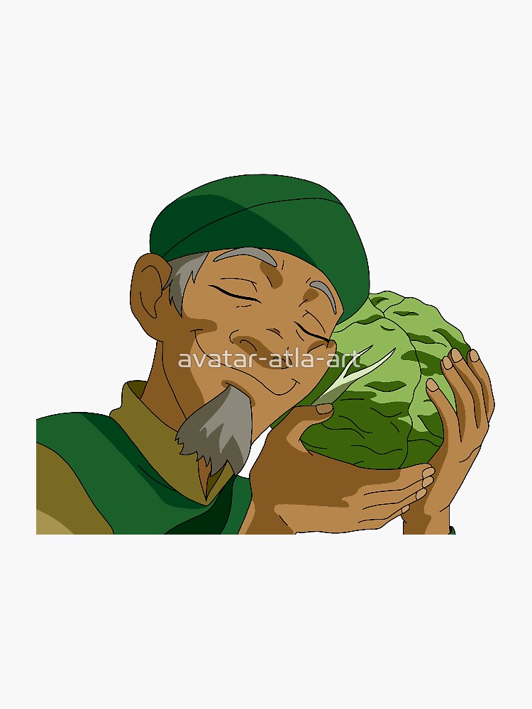 "The Cabbage Merchant (Avatar the Last Airbender)" Sticker for Sale by