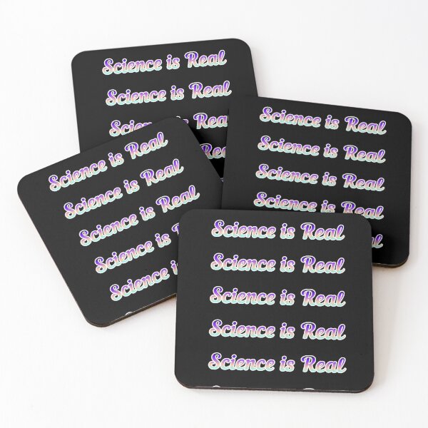 Item preview, Science is Real (Mint, Peach, Violet) designed and sold by Artsy-Chemist.