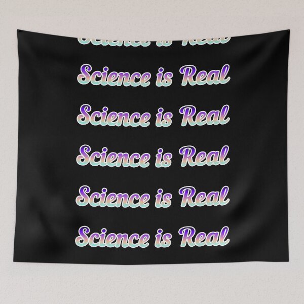Item preview, Science is Real (Mint, Peach, Violet) designed and sold by Artsy-Chemist.