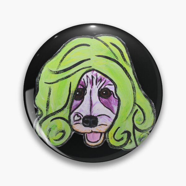 Item preview, Niño the Schnauzer in Green Wig II designed and sold by Amanda A. Anthony.