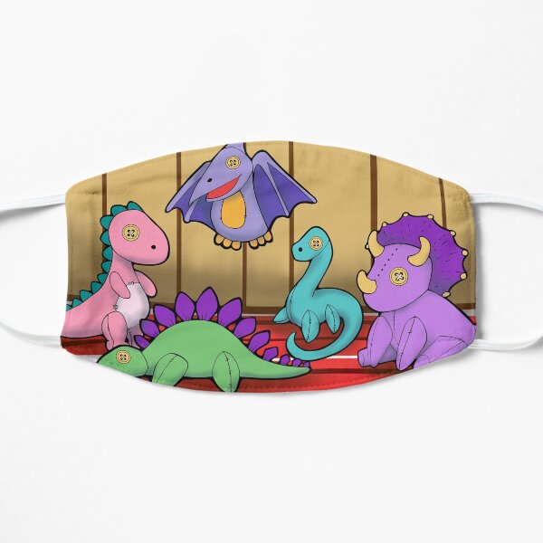 Dino Party Flat Mask