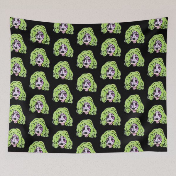Item preview, Niño the Schnauzer in Green Wig III designed and sold by Amanda A. Anthony.