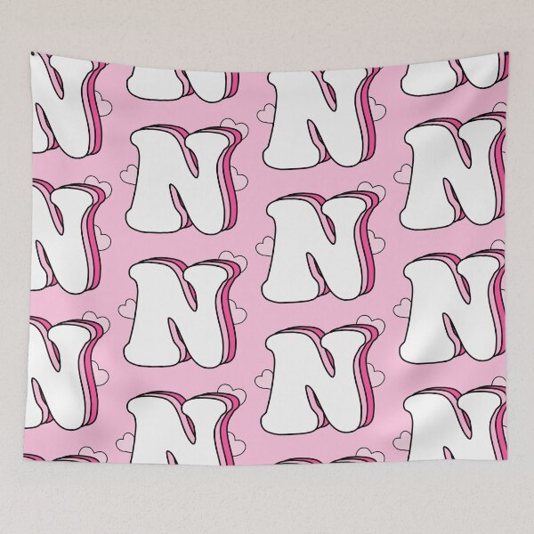 Item preview, N letter - soft girl aesthetic designed and sold by elizastreet.