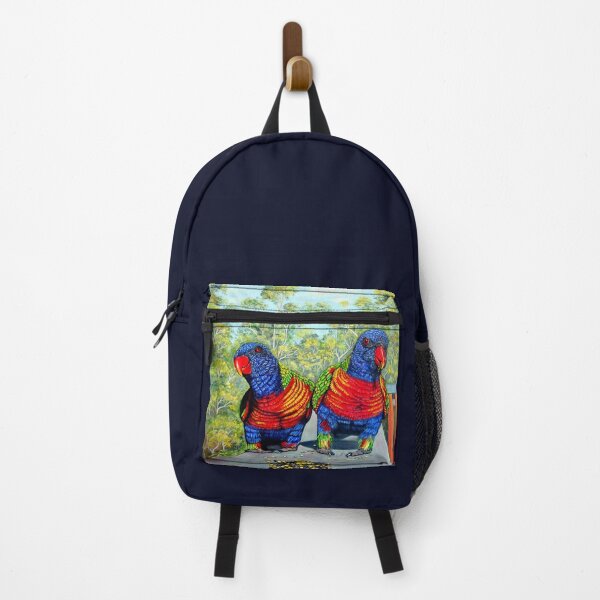 Item preview, Dinner Date - Rainbow Lorikeets designed and sold by Linda Callaghan.