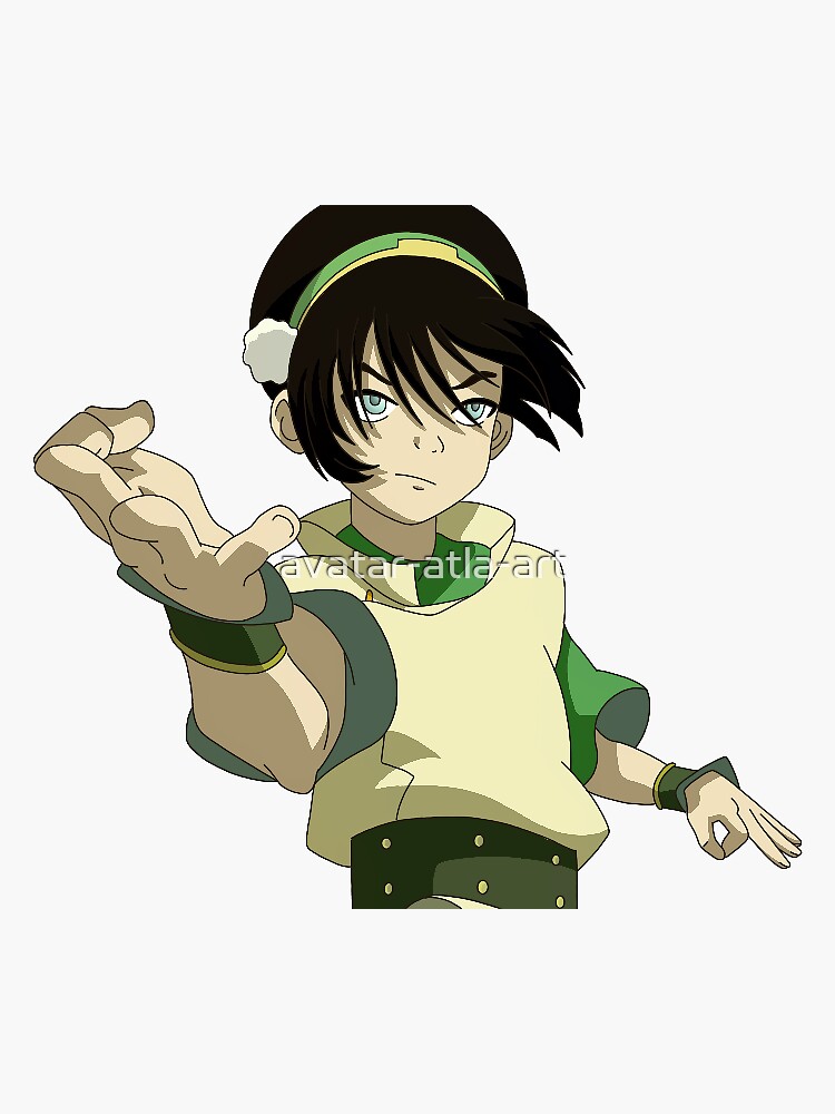 Toph Beifong Avatar The Last Airbender Sticker For Sale By Avatar Atla Art Redbubble 9146