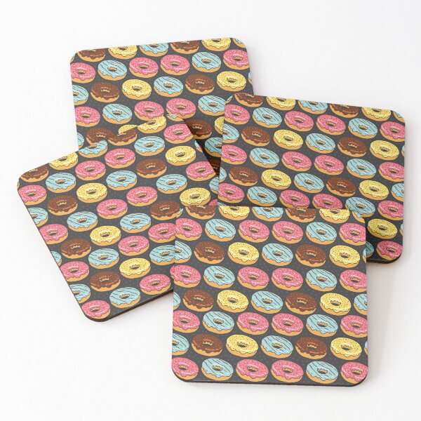 Item preview, Yummy Donut Pattern designed and sold by The Masked Designer.