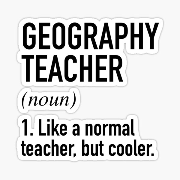 Item preview, Geography Teacher Defined designed and sold by winwinshirt.
