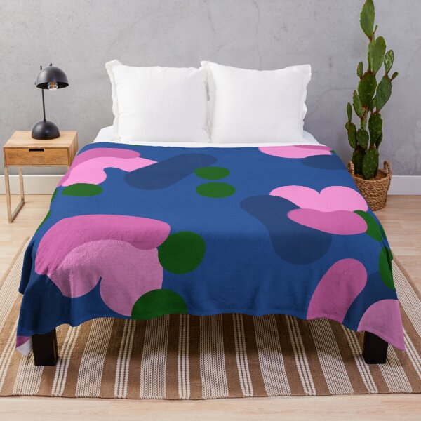 Item preview, abstract blue/pink/green print designed and sold by abigailscherer.
