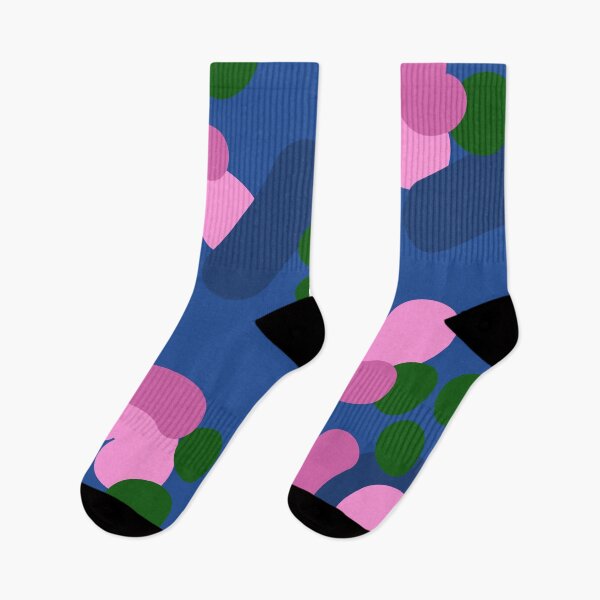 Item preview, abstract blue/pink/green print designed and sold by abigailscherer.