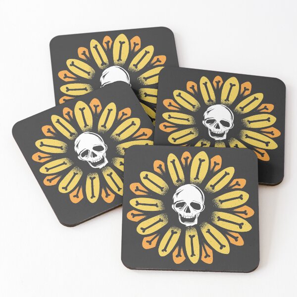 Item preview, Skullflower | Funny Halloween Skull Sunflower | Trick or Treat designed and sold by SLAG-Creative.