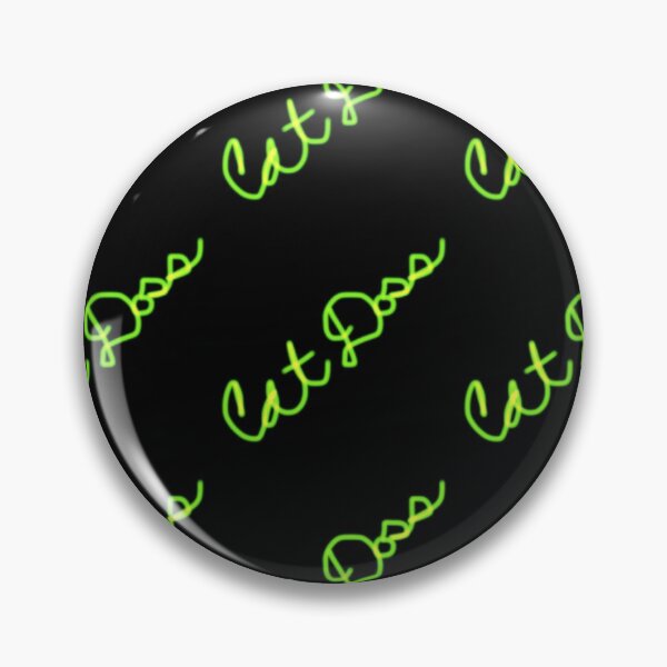 Item preview, Neon Green Cat Doss Signature Logo (Custom Text Available Upon Request)  designed and sold by Cat Doss.