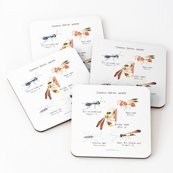 Item preview, Common Wasps of India designed and sold by Green Humour.