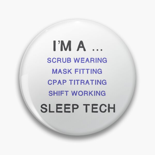 Item preview, I’m a sleep tech Purple  designed and sold by Sleepygirl2010.