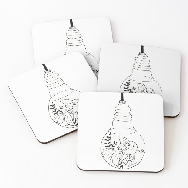Item preview, bulb-fish design designed and sold by HopeBeliveauArt.