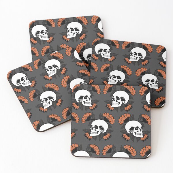Item preview, Halloween Skulls Pattern designed and sold by PrintbyPatty.