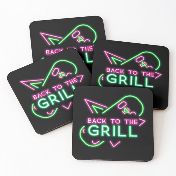 Item preview, BACK TO THE GRILL NEON BBQ designed and sold by AndApArt.