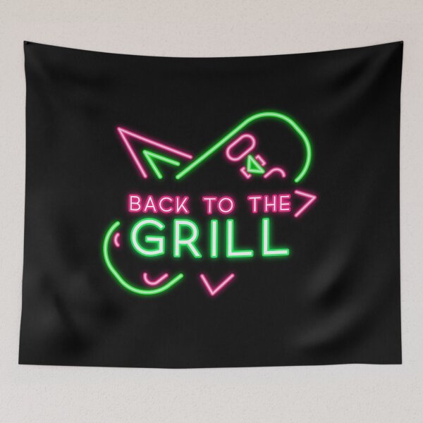 Item preview, BACK TO THE GRILL NEON BBQ designed and sold by AndApArt.