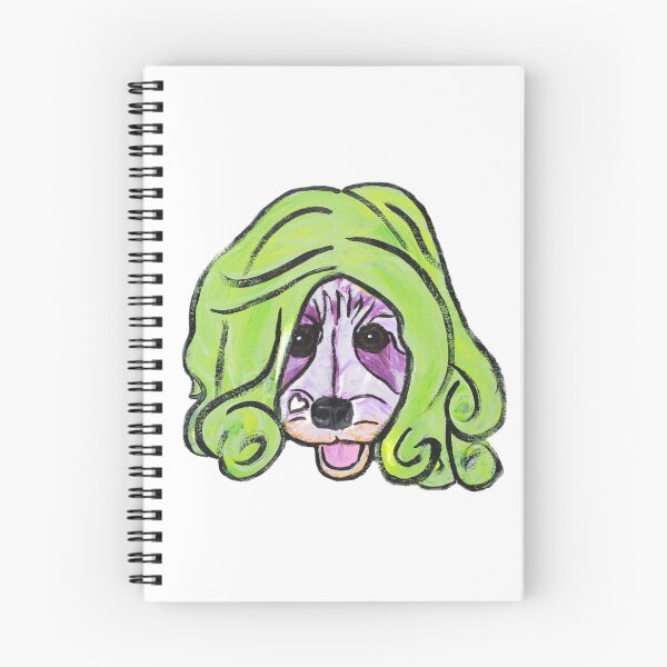 Item preview, Niño the Schnauzer in Green Wig IV designed and sold by Amanda A. Anthony.