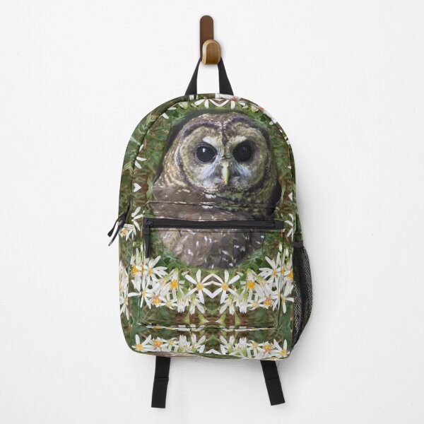 Item preview, Majestic Owl Surrounded by Wildflowers designed and sold by Amanda1775.