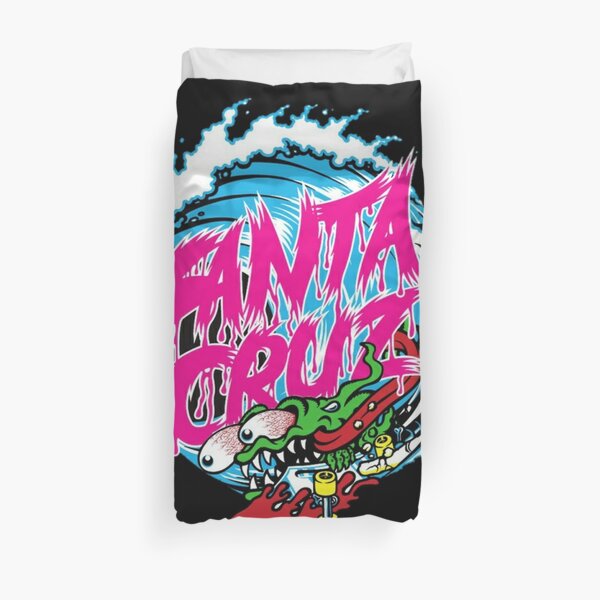 santa cruz wave - california Duvet Cover