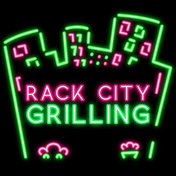 Imagen de la obra BARBACOA NEON RACK CITY GRILLING de AndApArt