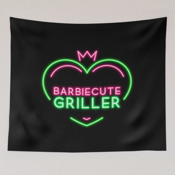 Item preview, BARBIECUTE GRILLER NEON BBQ designed and sold by AndApArt.