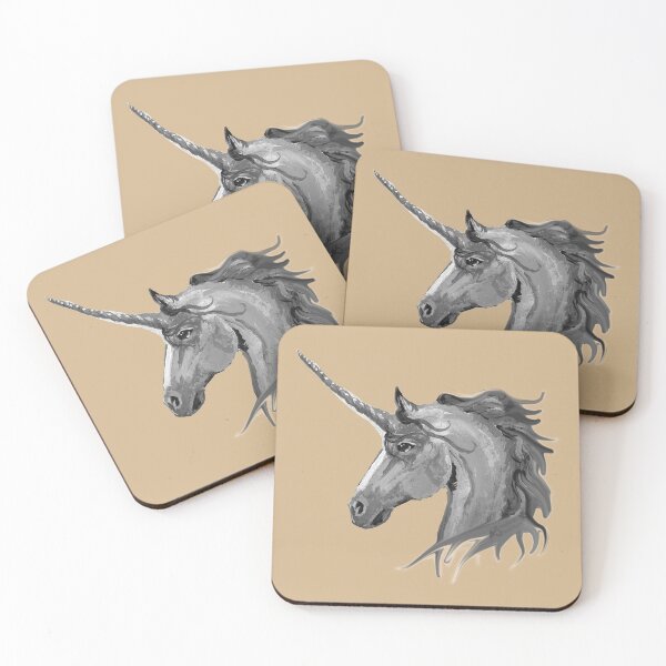Artikelvorschau, Einhorn Pferd Pony Equine Equus Ponys Gehörntes Tier entworfen und verkauft von Stephanie Small.