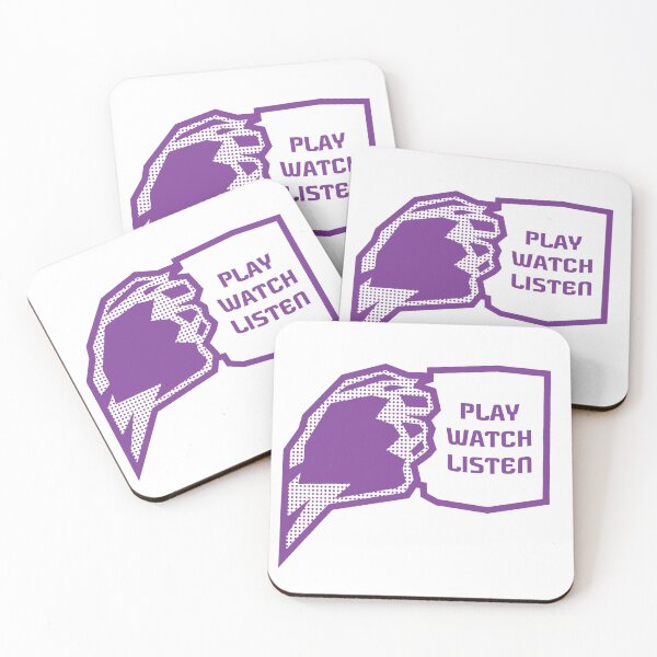 Item preview, Play, Watch, Coffee (purple) designed and sold by PlayWatchListen.
