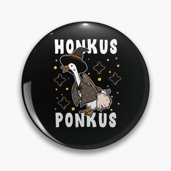Artikelvorschau, Honkus Ponkus Gans Hexenhut Halloween entworfen und verkauft von FanaticTee.