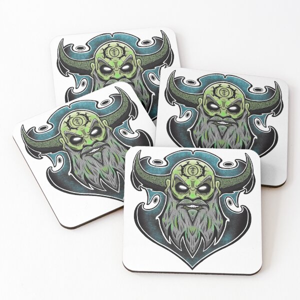 Item preview, Viking Beard God - Green designed and sold by OnTheChin.