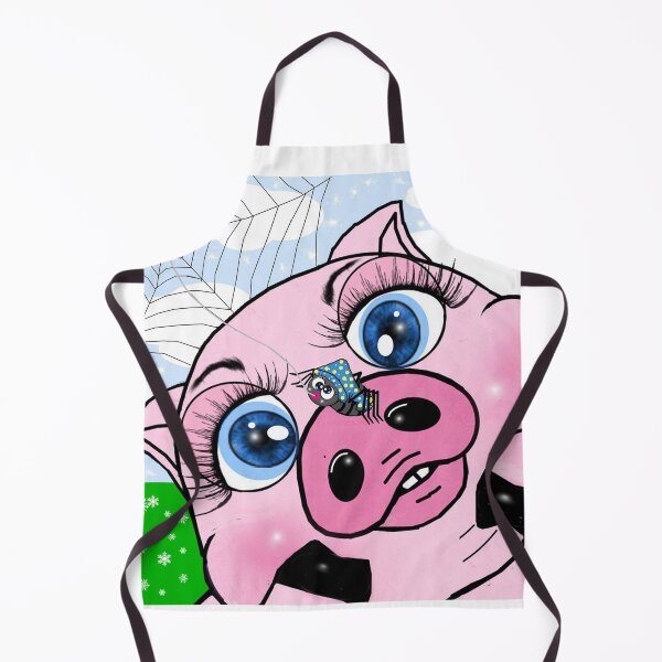 Item preview, Pink pig and spider  designed and sold by Shirley cute art .