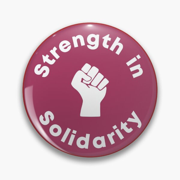 Artikelvorschau, Solidarität ist Stärke entworfen und verkauft von Picket Club.
