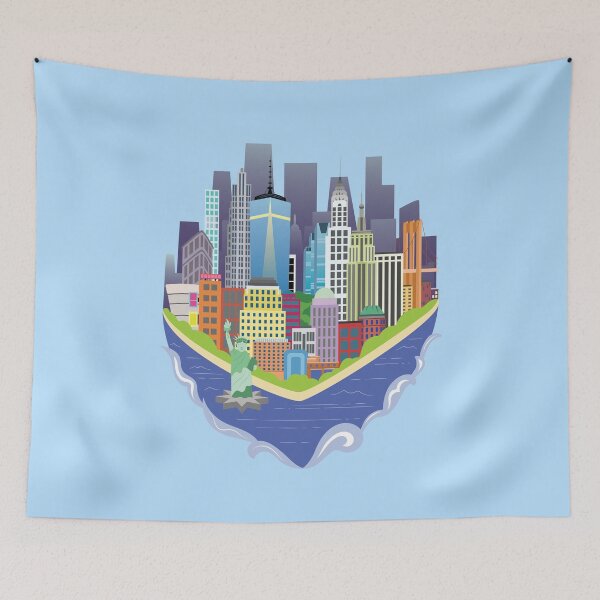 Item preview, New York City Skyline designed and sold by DreamBoxArt.