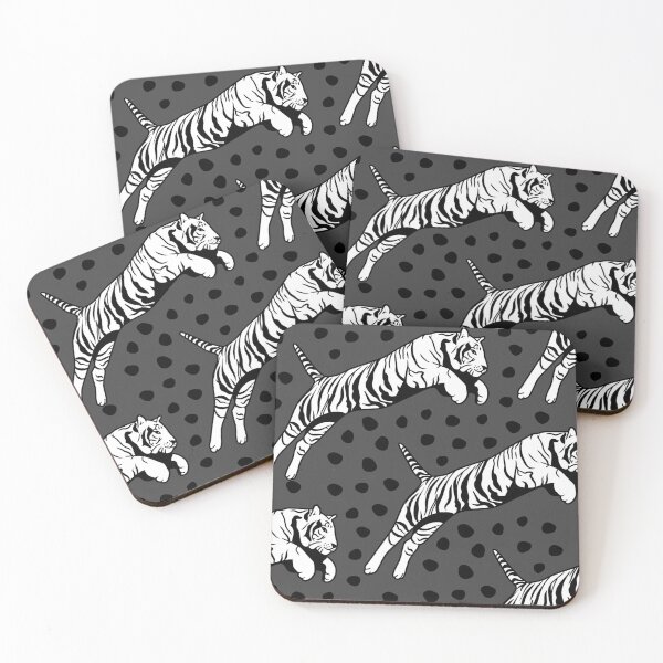 Item preview, Black and White Tiger Pattern designed and sold by PrintbyPatty.