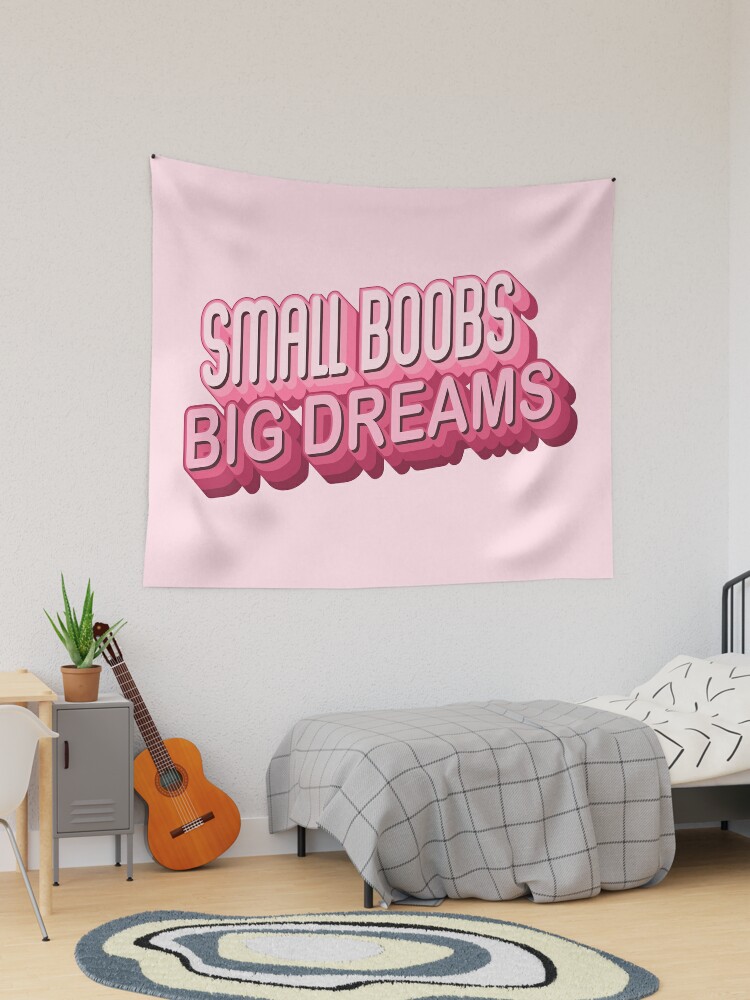 Thumbnail 1 of 3, Tapestry, Small boobs, big dreams designed and sold by enriquepma.