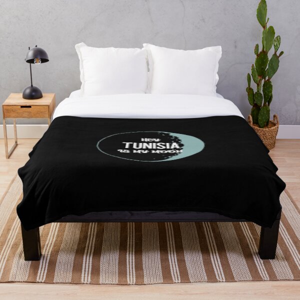 HEY .. TUNISIA IS MY MOON STYLISH DESIGN Throw Blanket