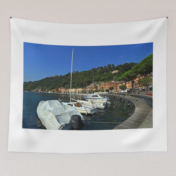 Item preview, Toscolano - Maderno harbor designed and sold by annalisa56.