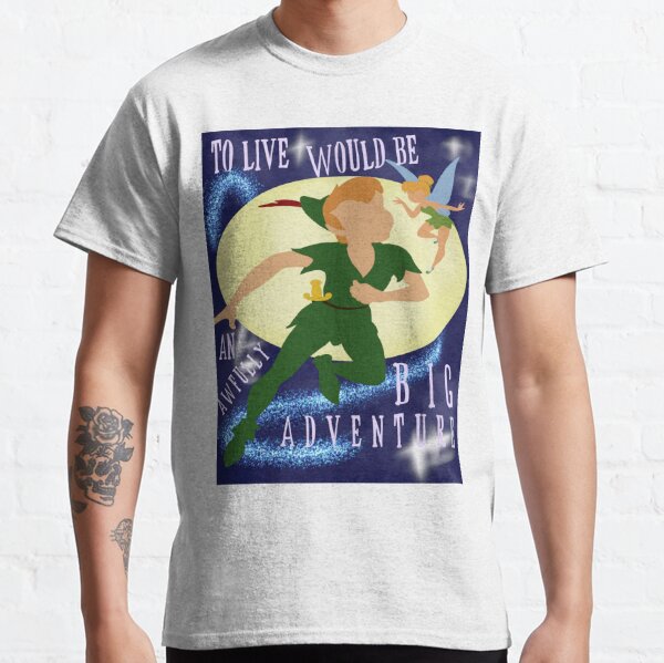 Hot Topic Disney Peter Pan Neon Captain Hook T-Shirt