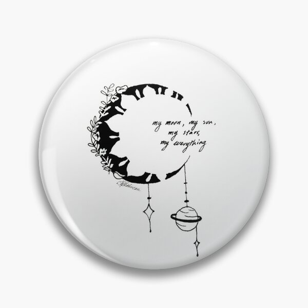 Item preview, my moon, my sun, my stars, my everything designed and sold by HopeBeliveauArt.
