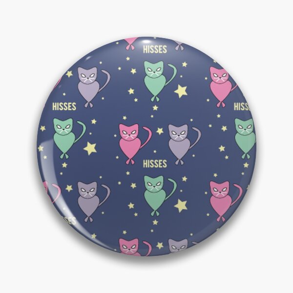 Item preview, Cute Kitty Cat Hisses(blue) designed and sold by usha5o.