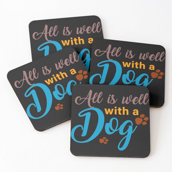 Item preview, All Is Well With A Dog - Cute Footprint Of Dog Gift Ideas  designed and sold by leo121687.