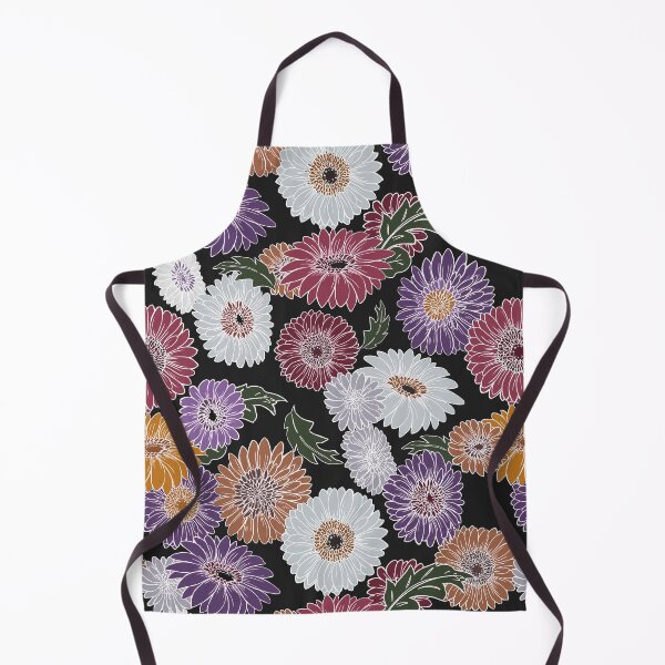 Item preview, Gerbera Floral Black designed and sold by blackdaisies.