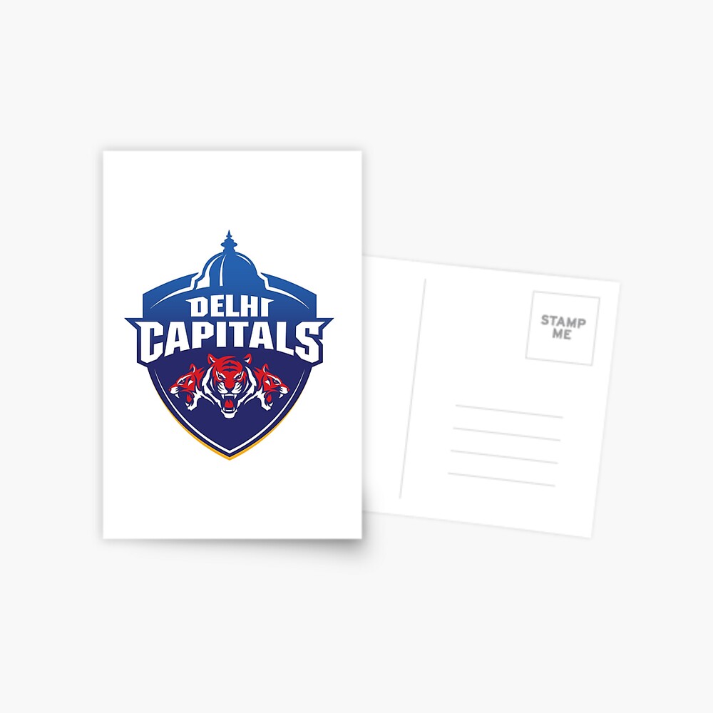 Delhi Capitals IPL 2021 Cricket Postcard
