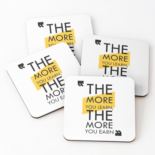 Item preview, The more you learn The more you Earn designed and sold by Luv-It.