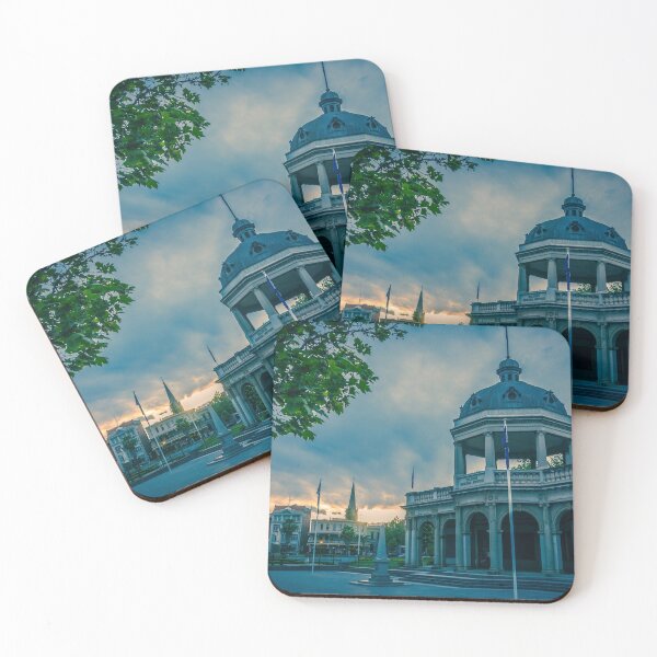 Item preview, Sunset at the Soldiers Memorial - Bendigo, Victoria designed and sold by Steven Jodoin.
