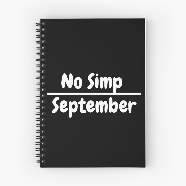 Item preview, No Simp September designed and sold by Pea Fitness.